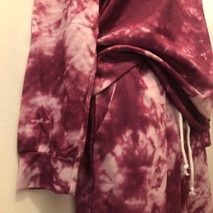 Long sleeve and pants tie dye sets